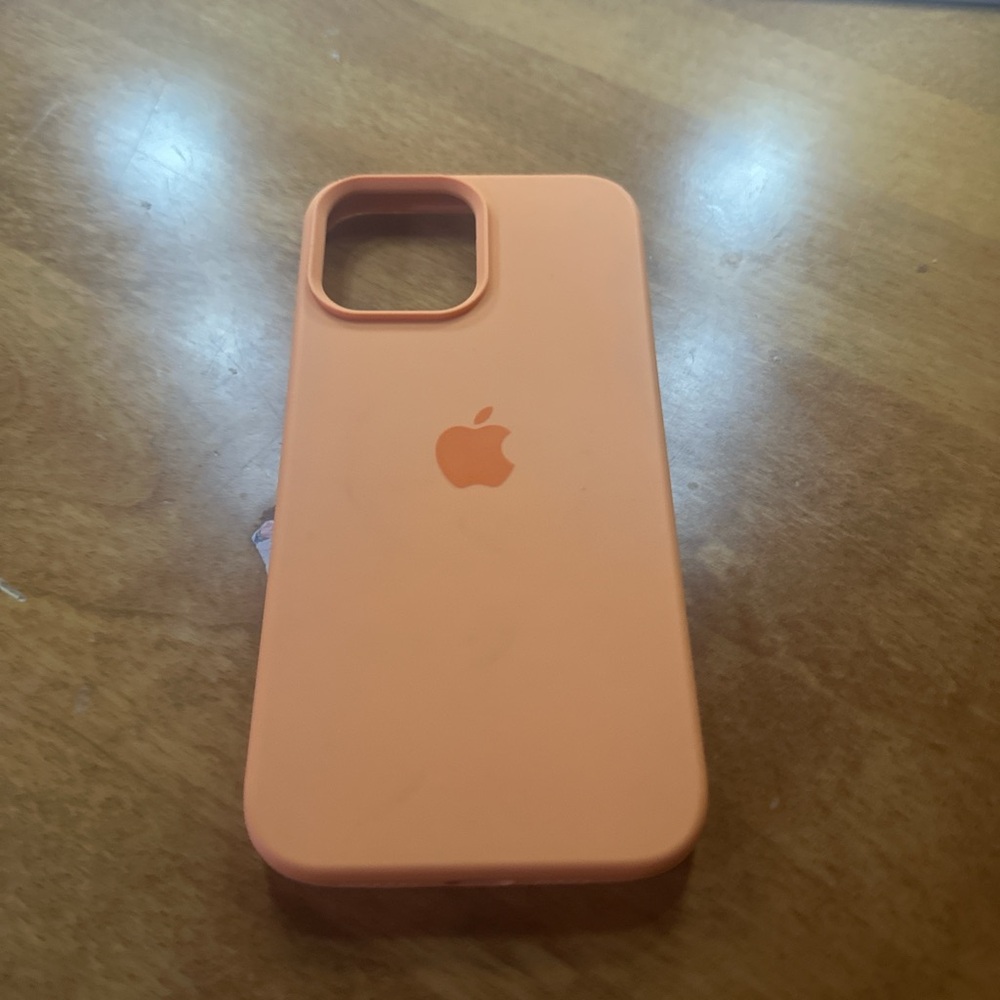 Apple Orange iPhone Case Smooth Silicone Finish